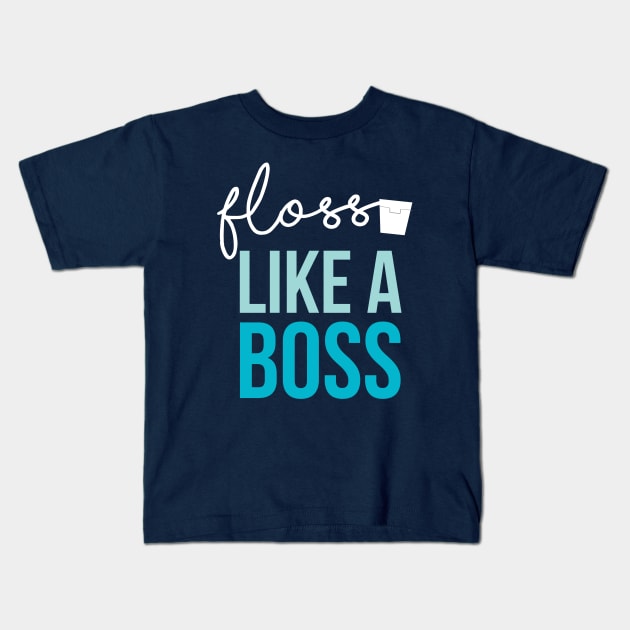 Floss Like a Boss Kids T-Shirt by flossytee